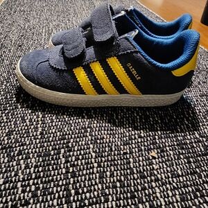 Adidas Kids Sneakers Navy Blue and Yellow